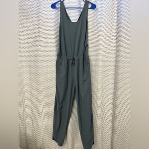 Patagonia Gray-Blue Sleeveless Jumpsuit